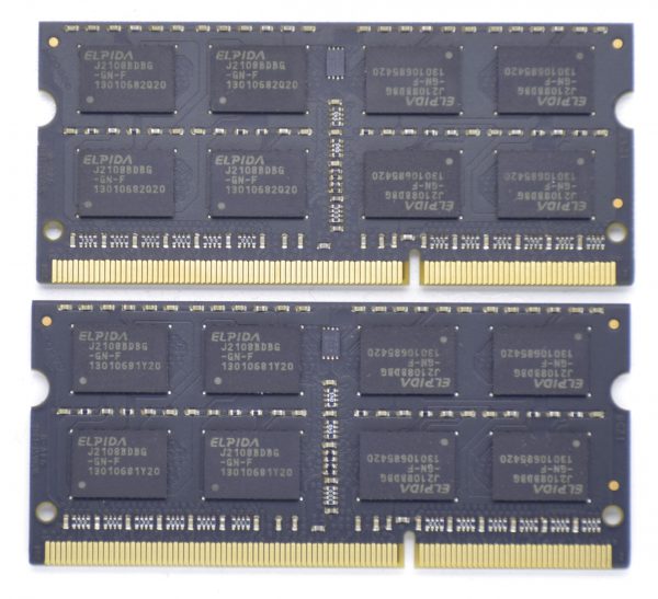 Elpida 8GB (2x4GB) 1Rx8 PC3L-12800S Apple RAM Memory EBJ41UF8BDU5-GN-F - Image 2