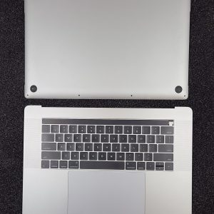Grd B MacBook Pro 15” A1707 2017 Space Gray Top Case Keyboard Touchpad Bottom cover