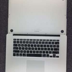 Grd A- MacBook Pro 15" A1398 2015 Top Case Keyboard Battery 90% TrackPad Bottom Cover