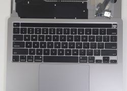 Grd B 2020 MacBook Pro 13” A2289 Space Gray Top Case Keyboard Touchpad TouchBar