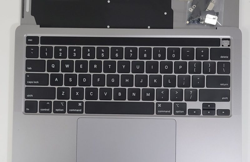 Grd B 2020 MacBook Pro 13” A2289 Space Gray Top Case Keyboard Touchpad TouchBar