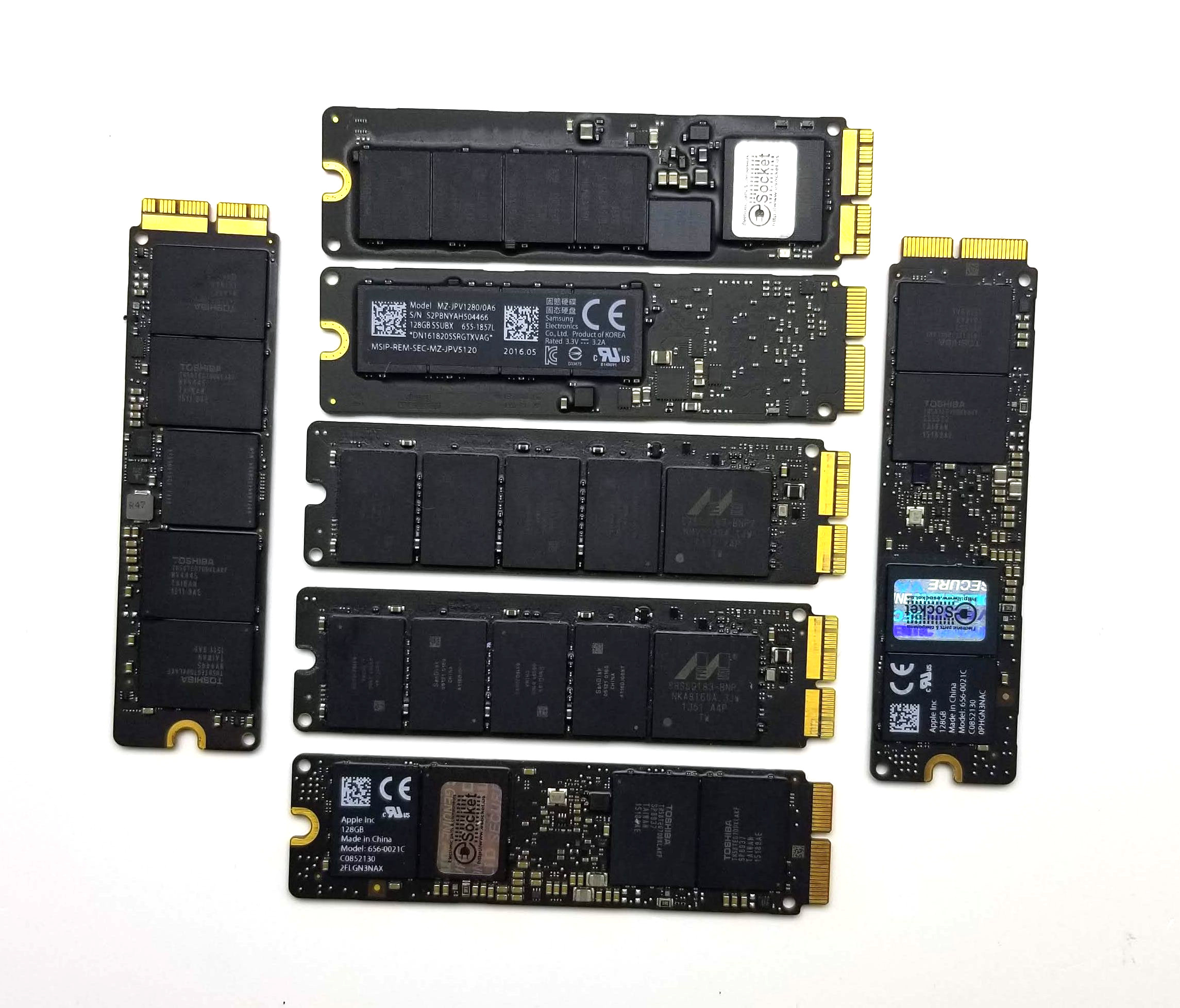 128GB Apple OEM SSD For MacBook Pro Retina 13" & 15" A1502 A1398 (Late 2013-2015)