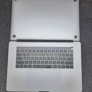 Grd B MacBook Pro 15" A1990 Space Gray Top Case Keyboard Touchpad Battery 90%