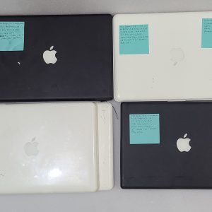 LOT of 5 Apple MacBook A1181 13.1" FOR PARTS AS IS NOT WORKING