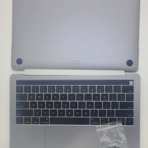 Grd B+ MacBook Pro 13" A1706 Gray Top Case Keyboard Battery 90% TrackPad Cover