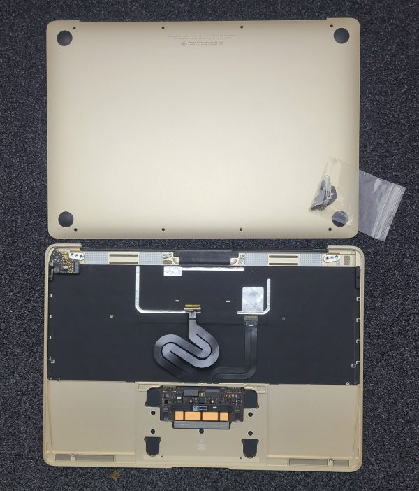 GRD B MacBook A1534 GOLD 2016 2017 12 Top/Bottom case Keyboard Touchpad Battery - Image 2