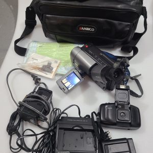 Sony Handycam CCD-TRV11 Video 8 Camcorder w/ Case + Camera Kodak