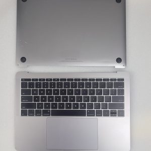 Grd C MacBook Pro 13 A1708 Top Case Gray Keyboard Battery 80% TrackPad Bottom