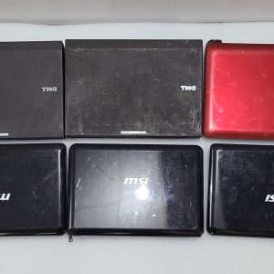Lot of 6 Laptops - MSI U135, HP Mini, Dell Latitude 2110 - FOR PARTS