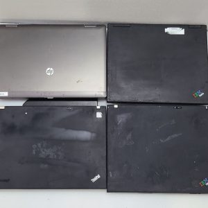 Lot of 4 Laptops - IBM ThinkPad T42, T400, 2647, HP ProBook 6470b - FOR PARTS
