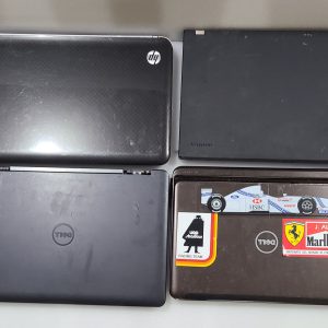 Lot of 4 Laptops IBM ThinkPad T400 Dell Inspirion 14Z HP DV6-6110 Dell FOR PARTS