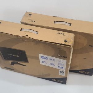 Lot of 2 Acer X223W 22" Widescreen LCD Computer Monitor