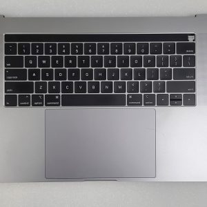 Grd A MacBook Pro 15" A1990 Space Gray Top Case Keyboard Touchpad Battery 90%