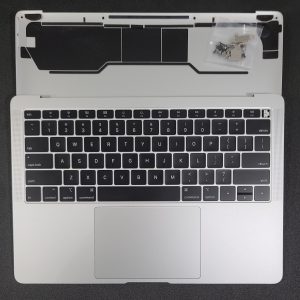 GRD A- MacBook Air 13” A1932 Silver Top Case Keyboard Touchpad Battery 92%