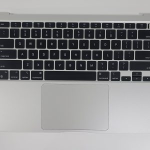 Grd B+ MacBook Air 13” A2337 M1 Top Case Silver Keyboard Touchpad Battery 90%