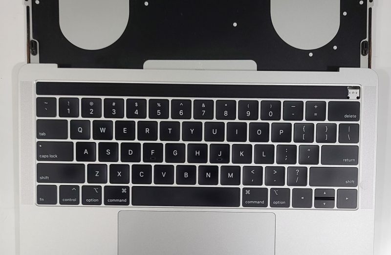 Grd AMacBook Pro A1989 2018 2019 13 Silver Top Case Keyboard Touchpad Battery 90%