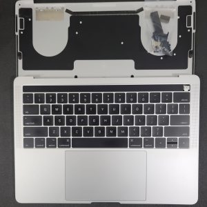 Grd A- MacBook Pro 13" A1706 Silver Top Case Keyboard TrackPad Cover