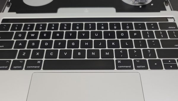 Grd A- MacBook Pro 13" A1706 Silver Top Case Keyboard TrackPad Cover - Image 7