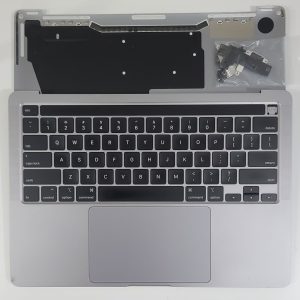 Grd C MacBook Pro 13 A2289 Space Gray Top Case Keyboard Touchpad Battery 90%