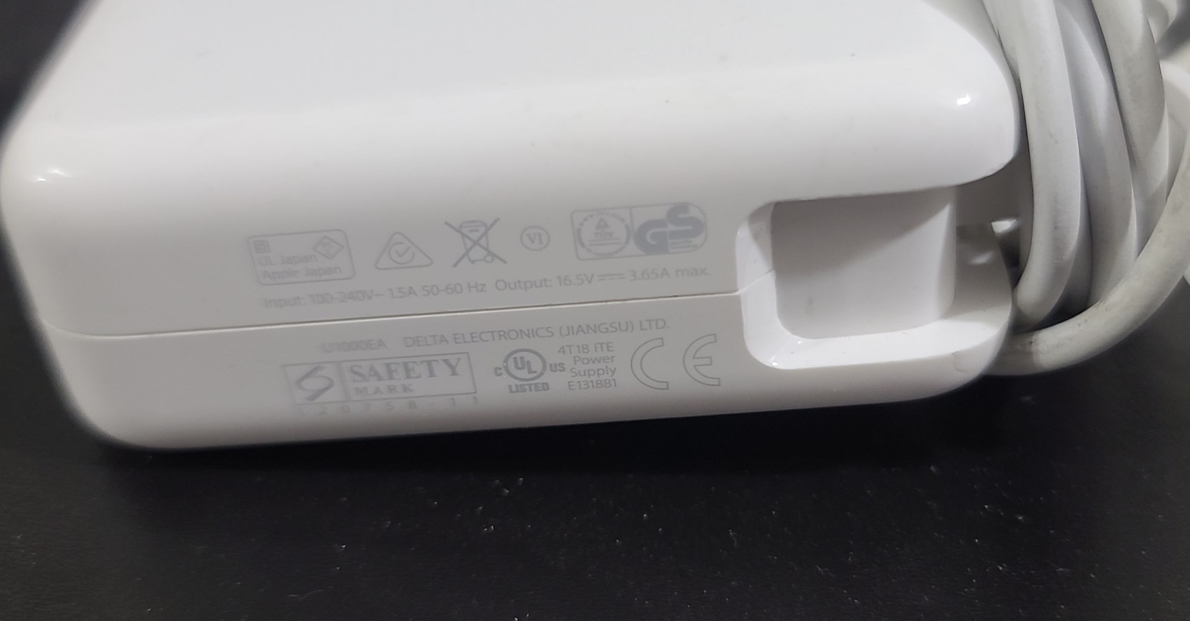 Original Apple MacBook Power AC adapter charger magSafe 2 T Tip A1435 60W - Image 2