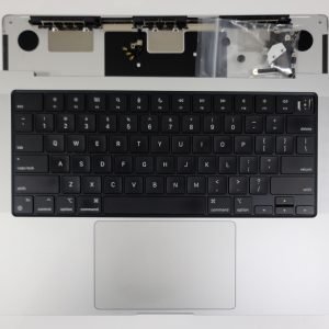 A2442 MACBOOK PRO 14" M1 PRO 2021 TOP CASE SILVER TRACKPAD BATTERY 93% GRD A