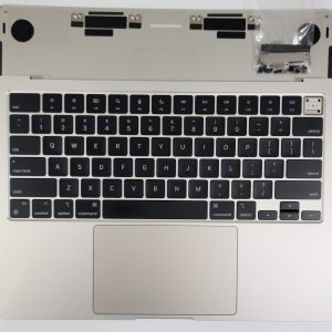 Grd A- MacBook Air 13.6” A2681 M2 Top Case Keyboard Touchpad Battery Starlight