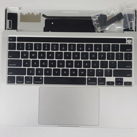 Grd B+ MacBook Pro A2251 Silver Top Case Keyboard  Touchpad Battery 90%