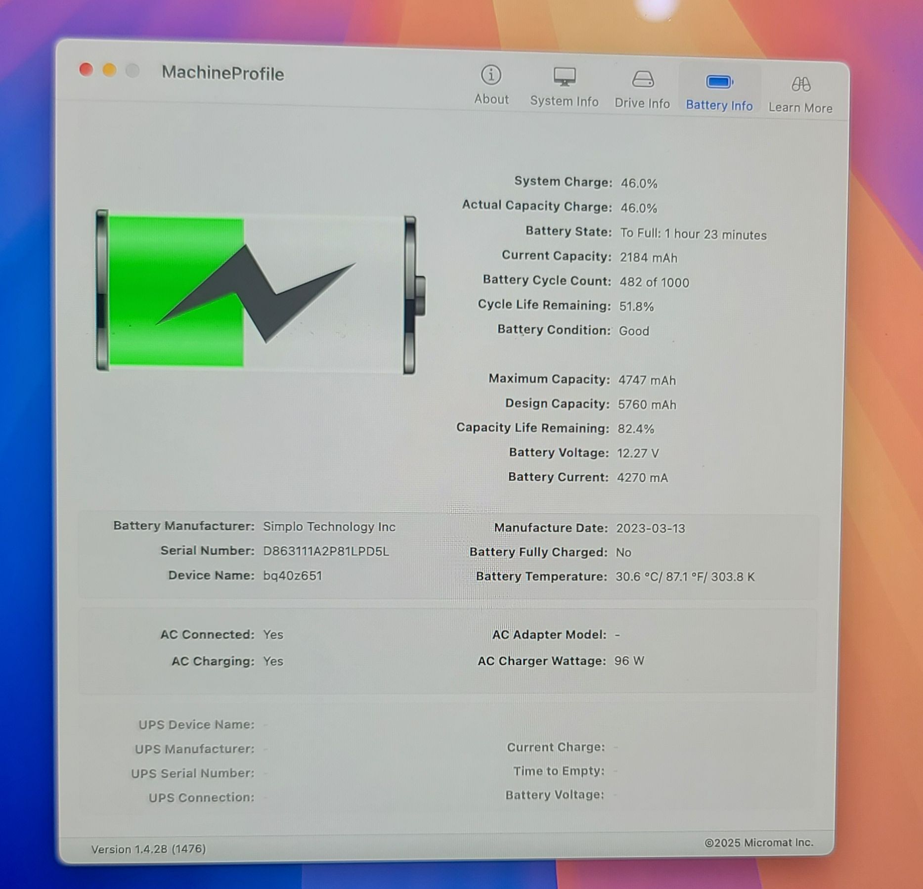 Grd B MacBook Air 15” A2941 M2 Top Case Keyboard Touchpad Battery MIDNIGHT - Image 8