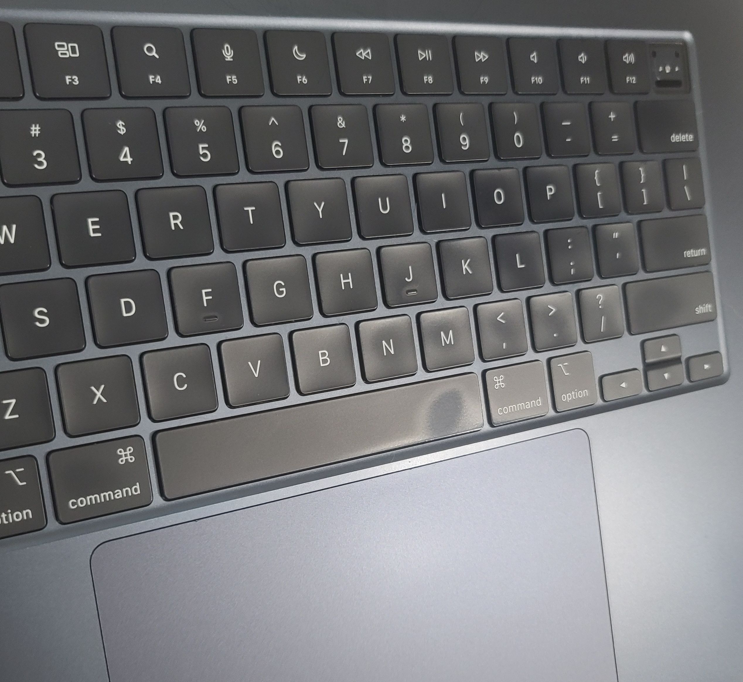 Grd B MacBook Air 15” A2941 M2 Top Case Keyboard Touchpad Battery MIDNIGHT - Image 6