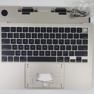 Grd A MacBook Air 13.6” A3113 2024 M3 Top Case Keyboard Battery 96% | Starlight