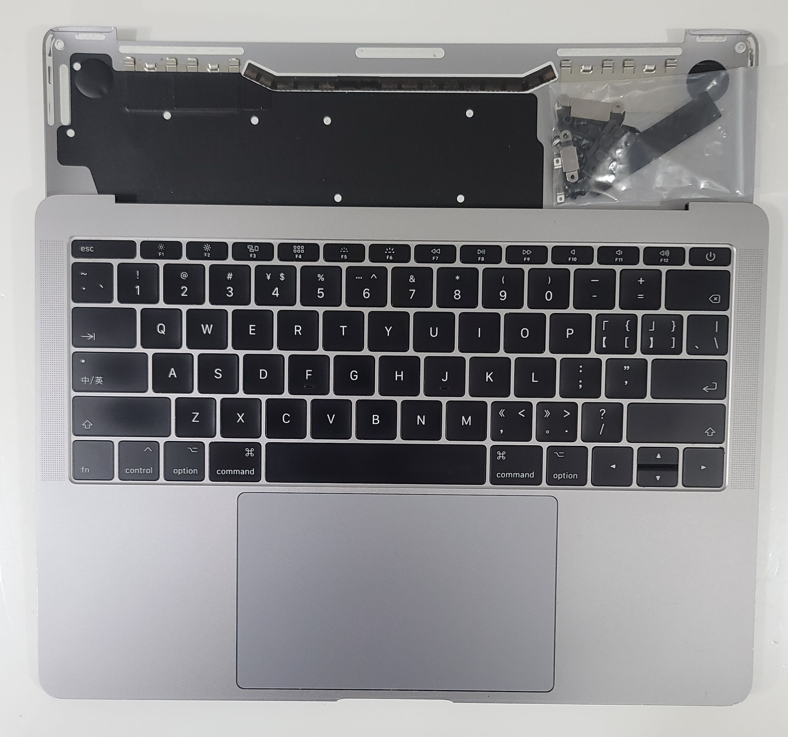 Chinese keyboard MacBook Pro 13" A1708 Top Case Gray Keyboard Battery 90%