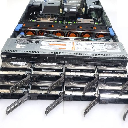 DELL R730 8LFF 2x E5-2697v4 2.3GHz =36 Cores 128GB H730 30TB SAS 4xRJ45