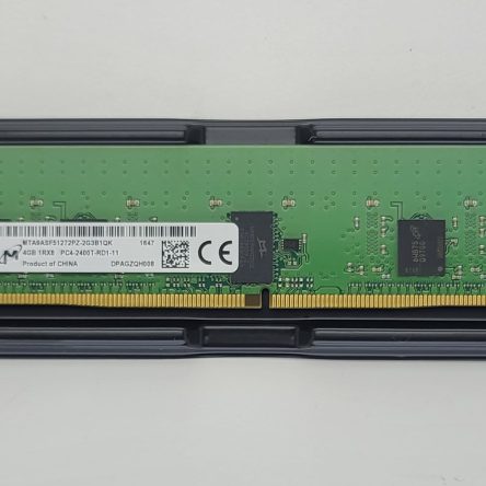 Micron 4GB 1Rx8 PC4-2400T DDR4 2400MHz REG RDIMM ECC MTA9ASF51272PZ