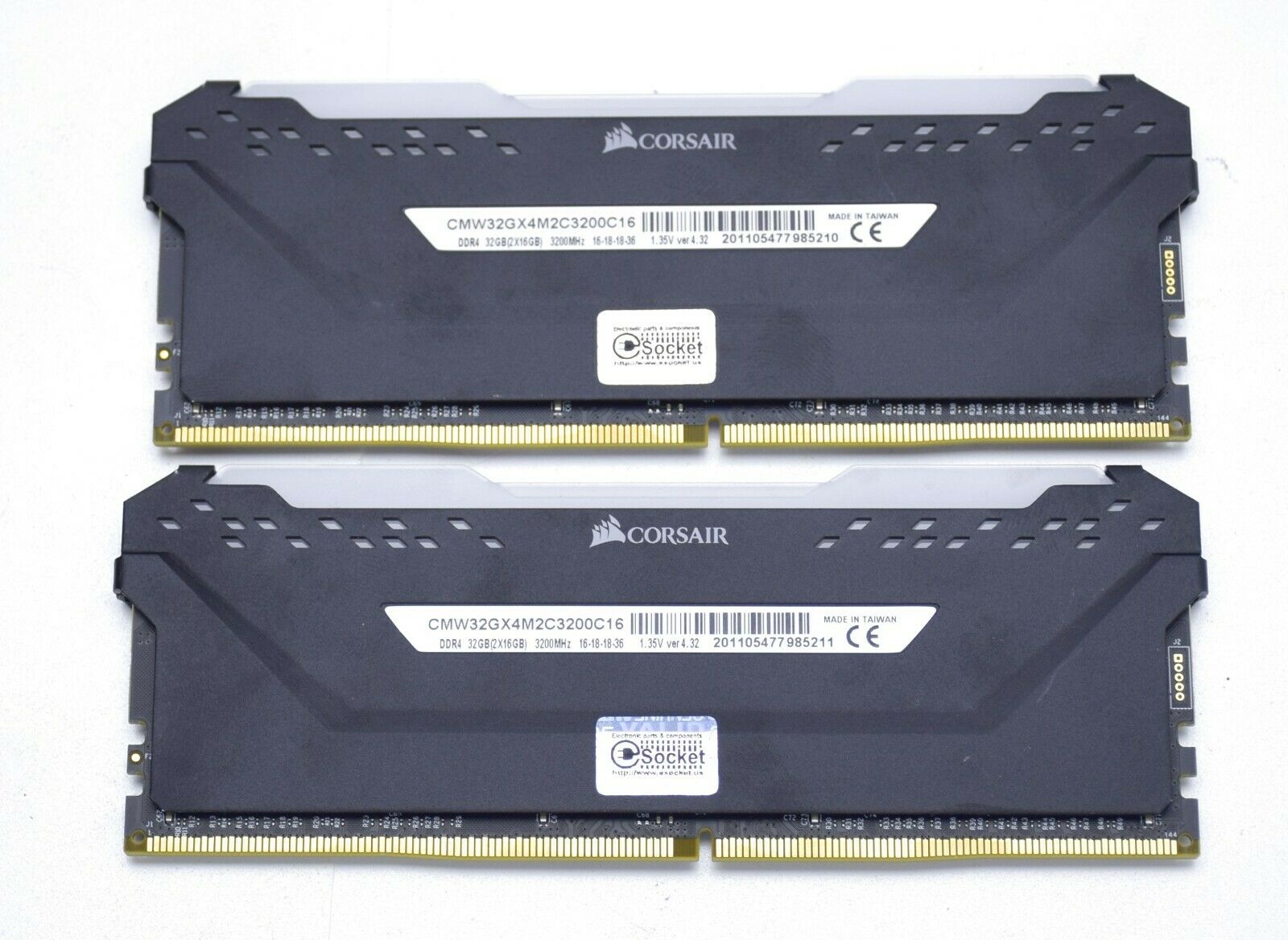 Corsair Vengeance RGB PRO 32GB (2 x 16GB) PC4-25600 (DDR4-3200) Memory